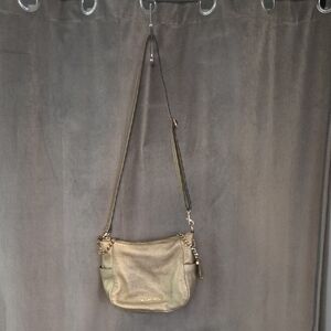 Michael Kors Metallic Gold Crossbody Bag